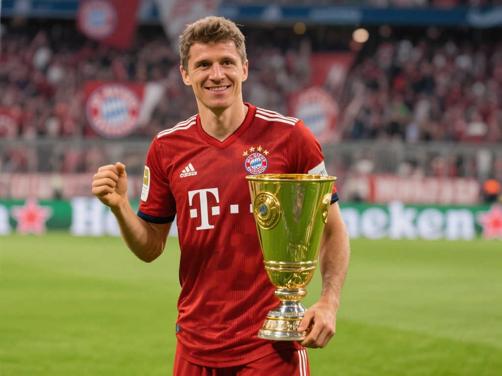 传奇不朽！拜仁官宣穆勒德甲13冠辉煌时刻